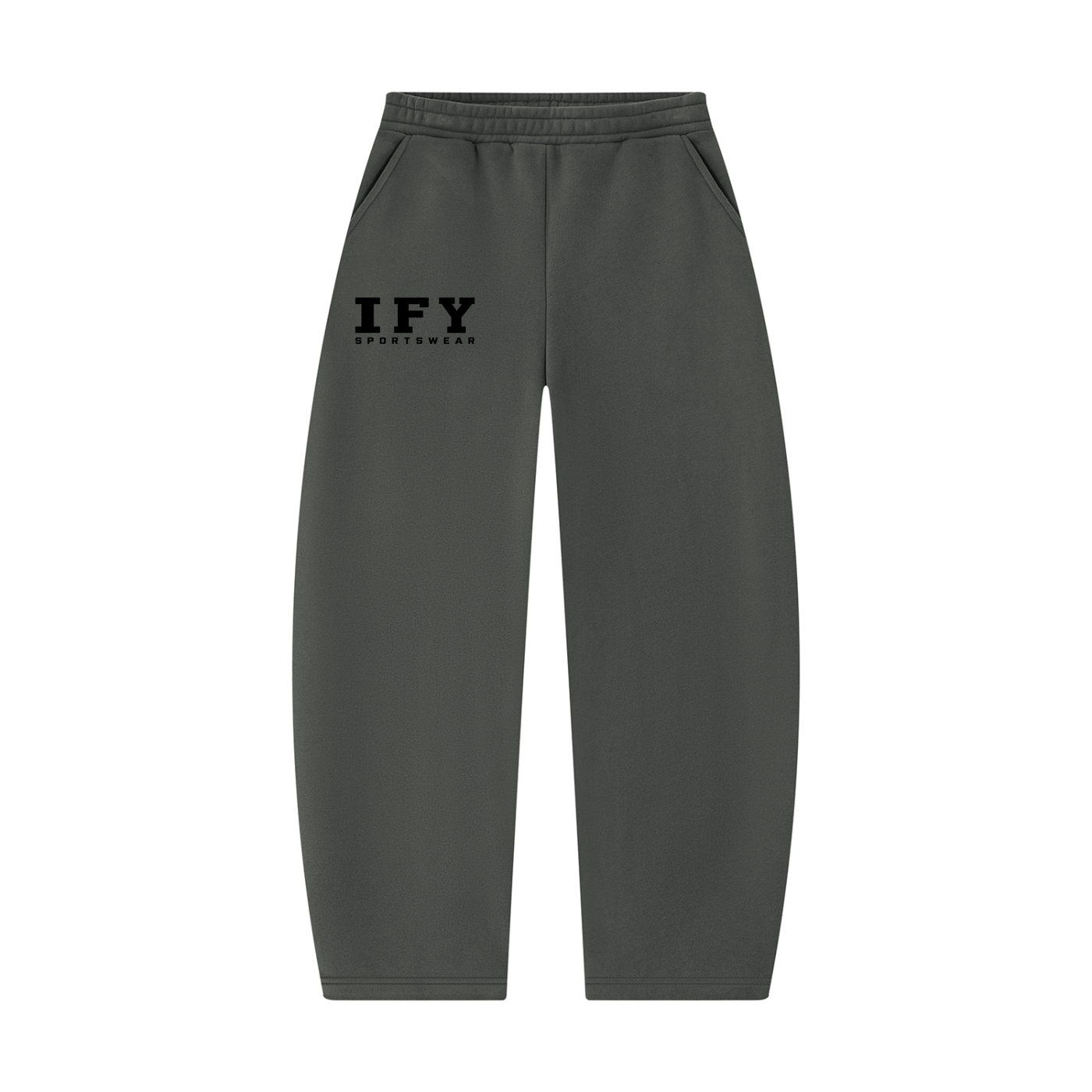 Unisex Barrel Leg Sweatpants