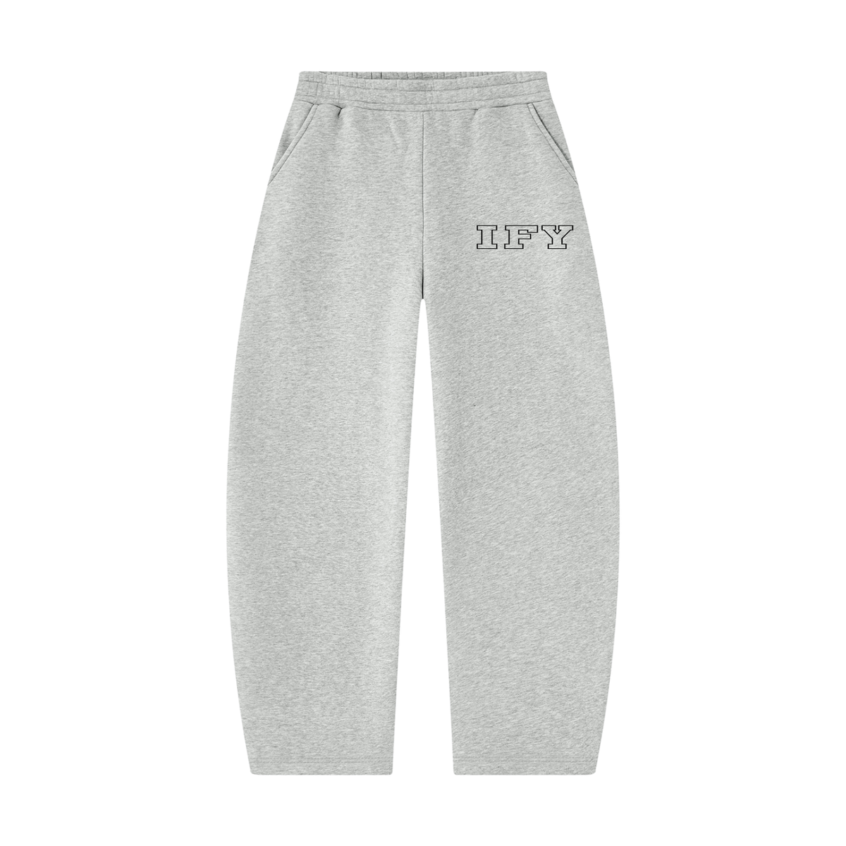 Unisex Barrel-Leg Sweatpants