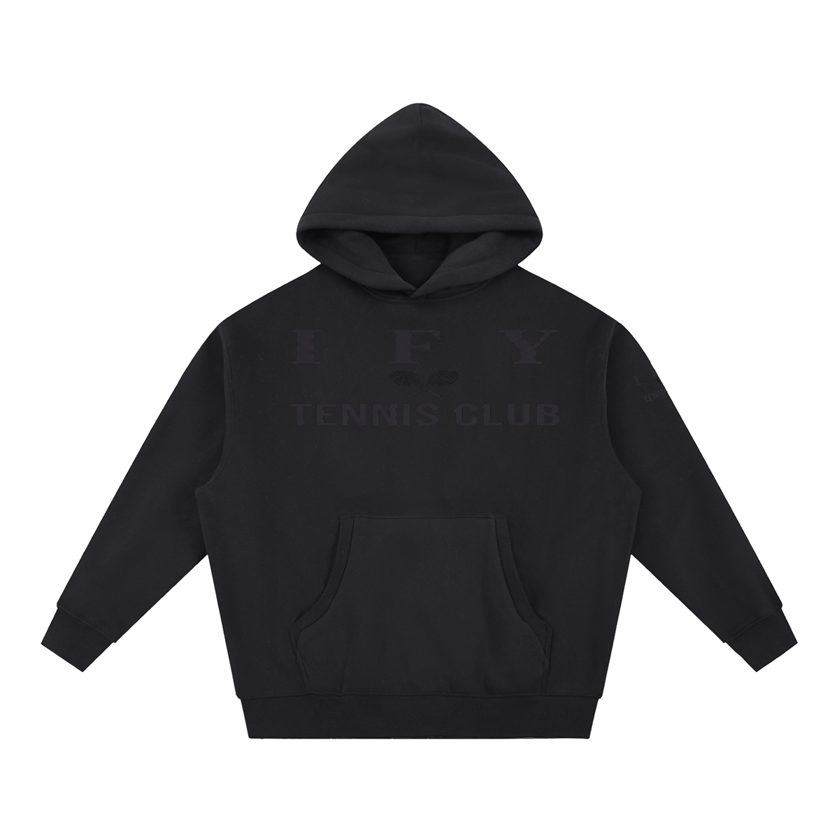 Oversized Boxy-Fit Fleece Hoodie