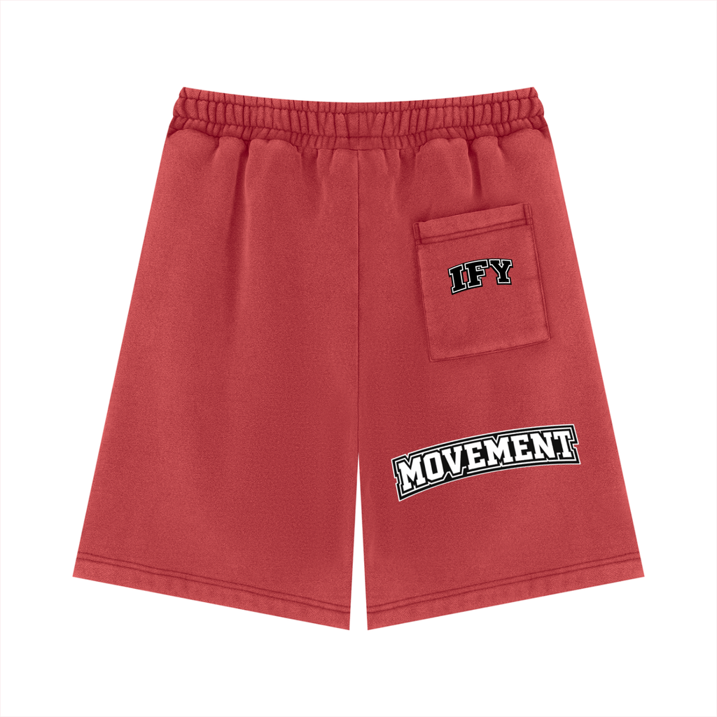 Unisex Vintage Wash Fleece Shorts