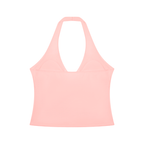 Ruched Halter Yoga Tank