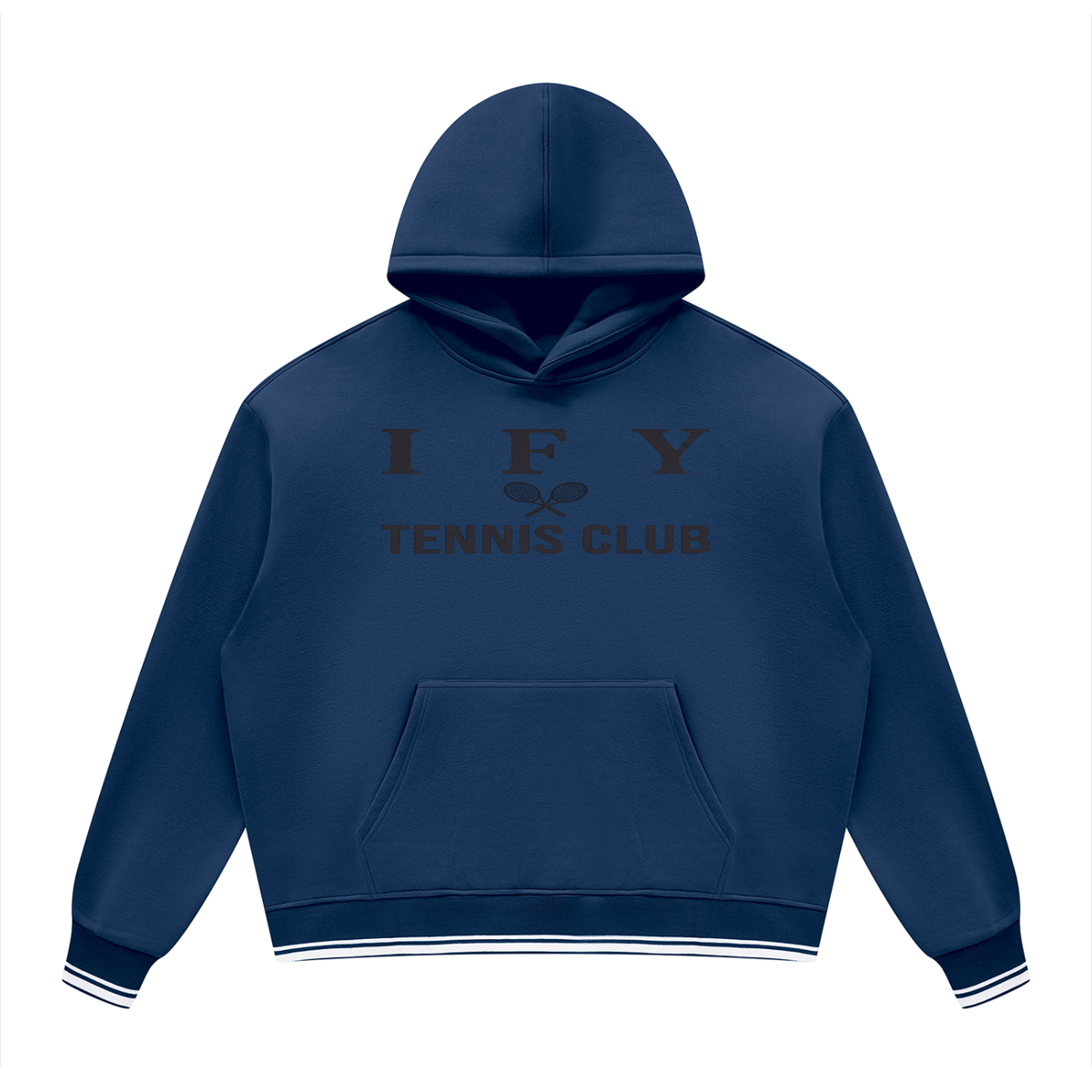 Oversized Colour Block Fleece Hoodie