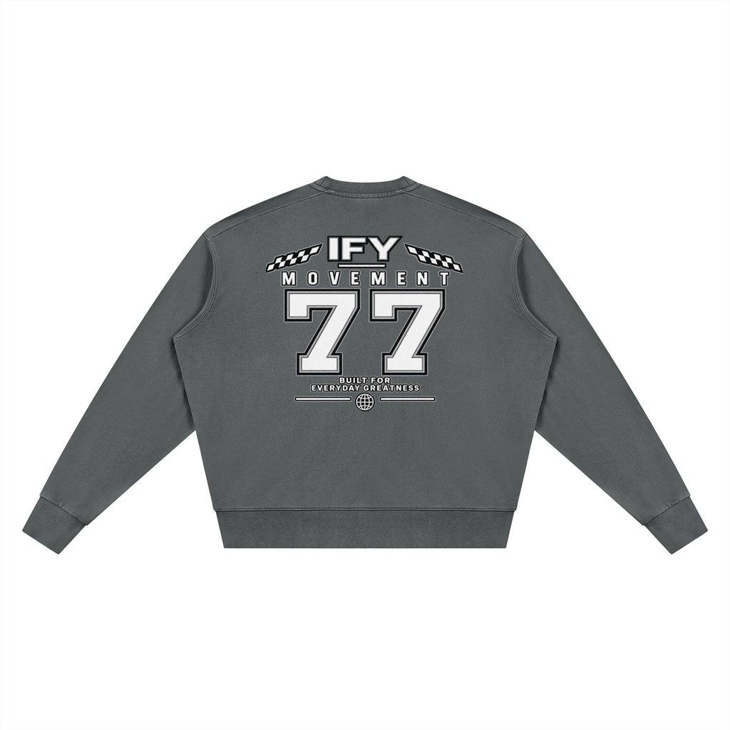 Unisex Vintage Wash Crewneck Sweatshirt