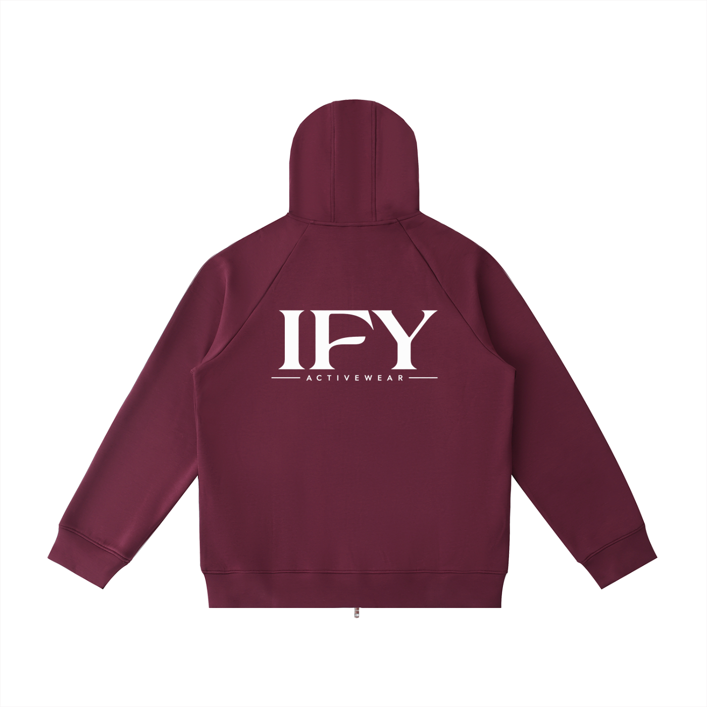 Heavyweight Raglan Sleeve Zip Hoodie