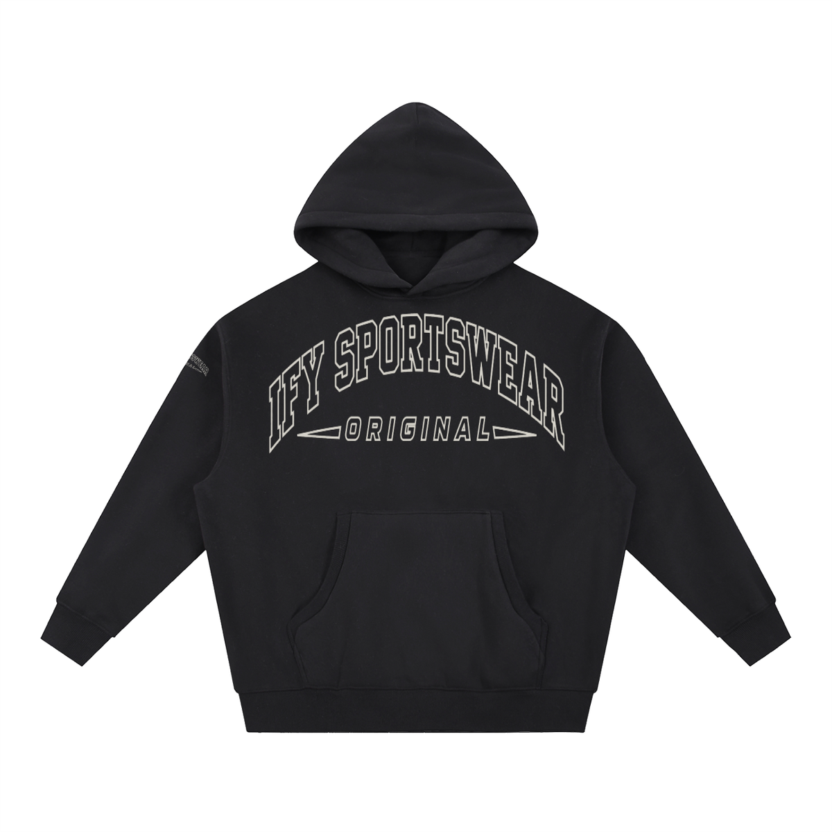 Oversized Boxy Fit Fleece Hoodie