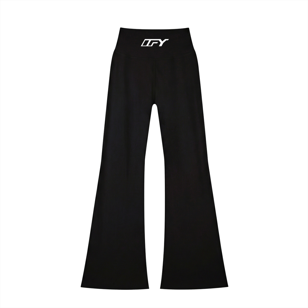 Elevate Your Style with Women's High-Waisted Flare Leggings