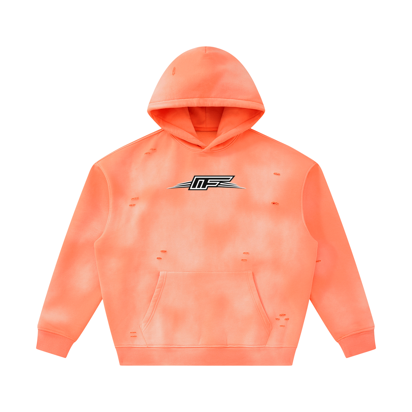 Unisex Frayed Fleece Hoodie - Elevate Your Casual Wardrobe