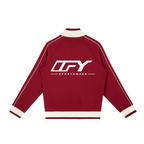 Color Block Raglan Sleeve Zip Track Jacket