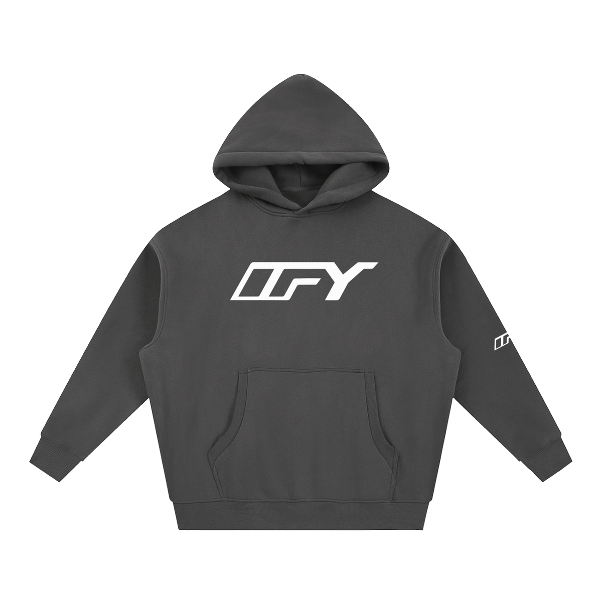 Essential Oversized Boxy Fit Fleece Hoodie
