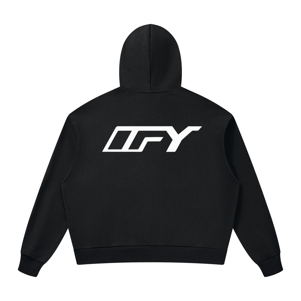 Unisex Drop Shoulder Full Zip Hoodie - Comfort Meets Style for Every Occasion