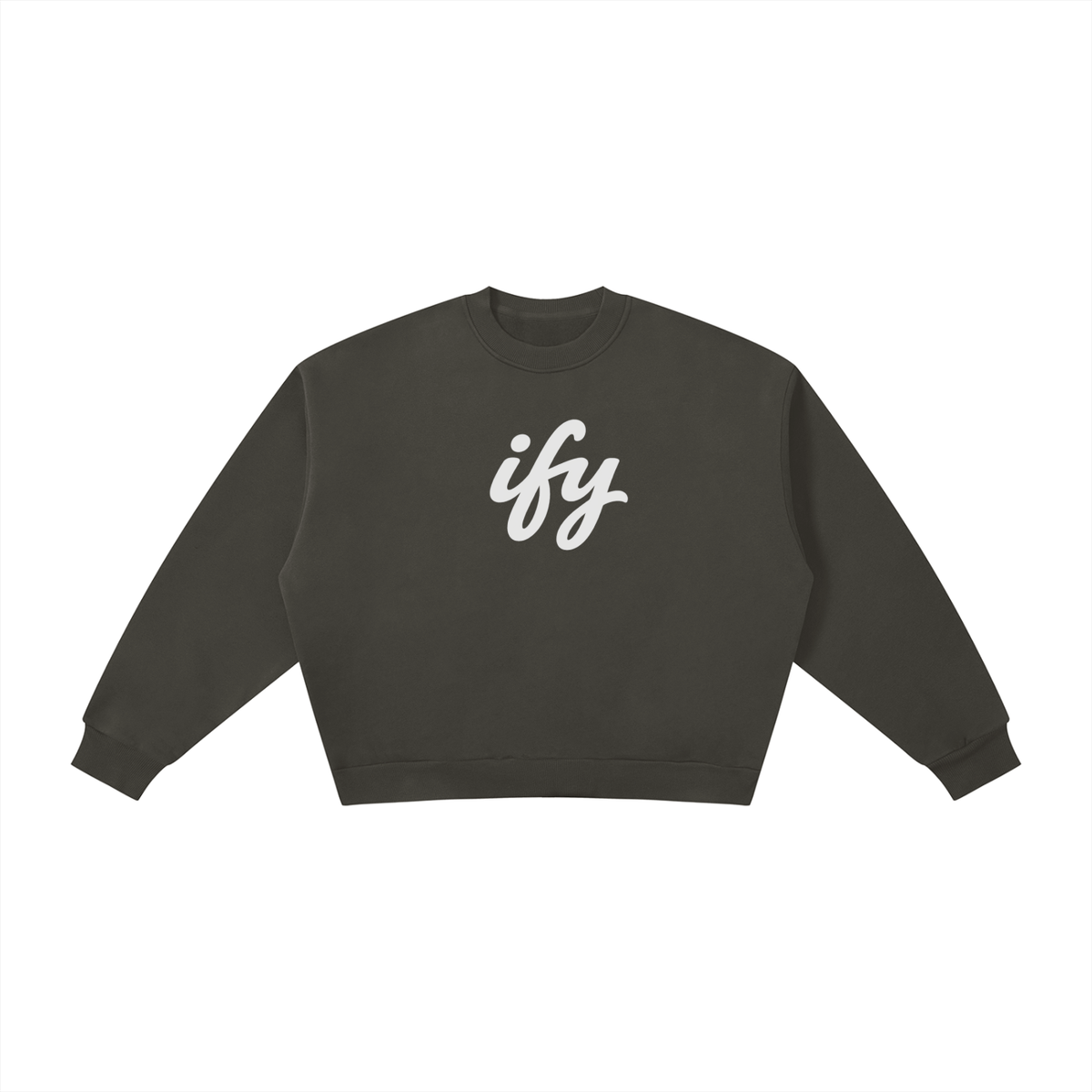 Boxy Fleece Crewneck Sweatshirt