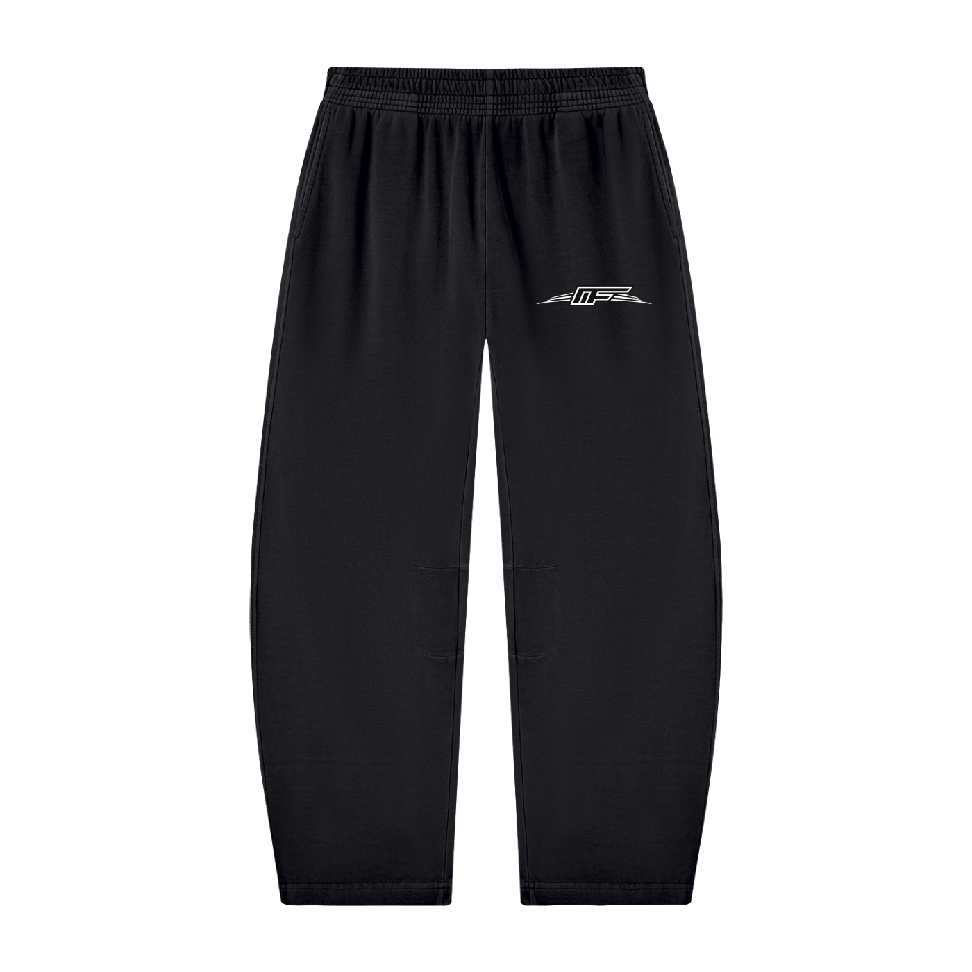 Unisex Vintage Washed Barrel Leg Sweatpants