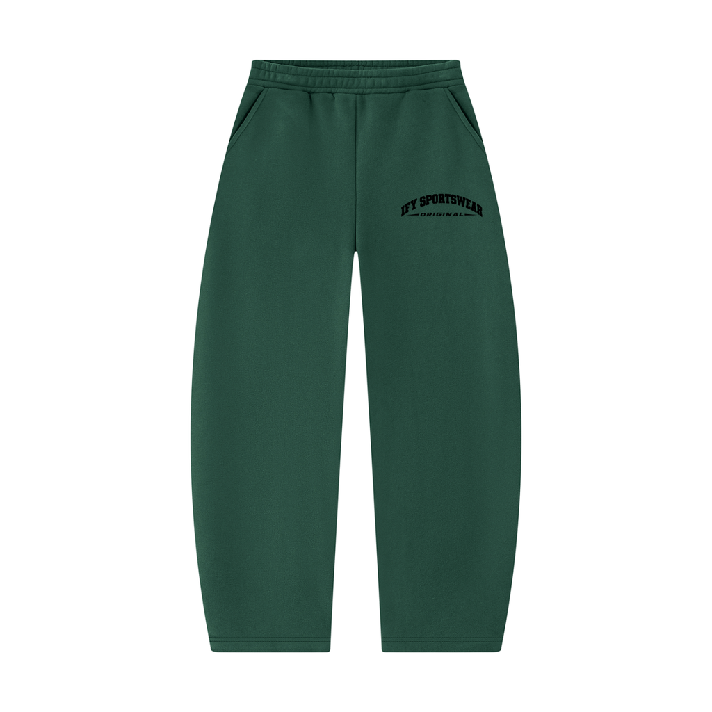 Unisex Barrel-Leg Sweatpants
