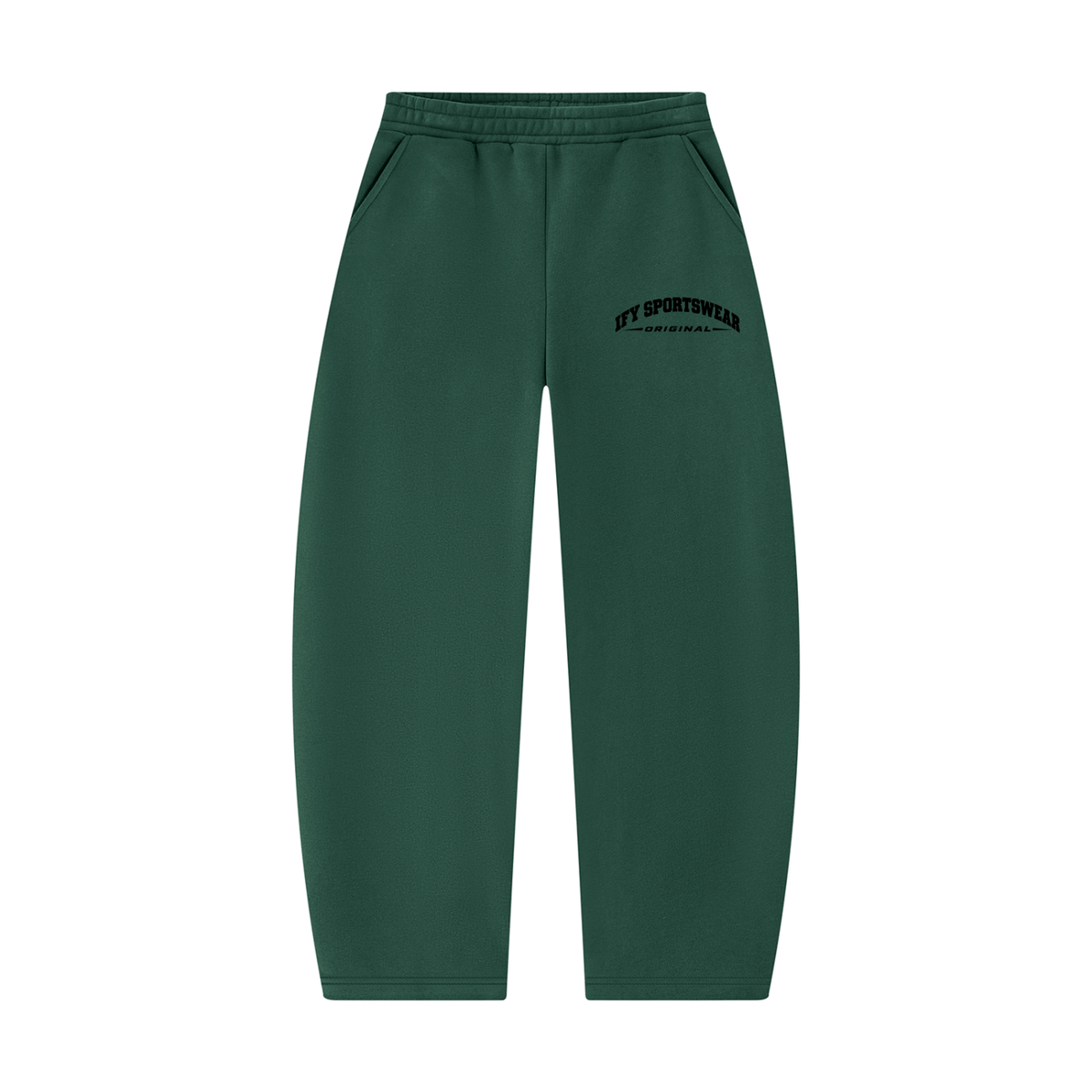 Unisex Barrel-Leg Sweatpants