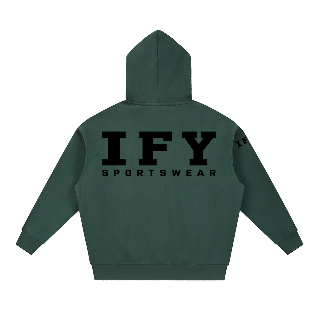 Essential Oversized Fleece Boxy Hoodie