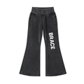 Flared Fleece Pants - Vintage Washed Gym Sweatpants | BRACE