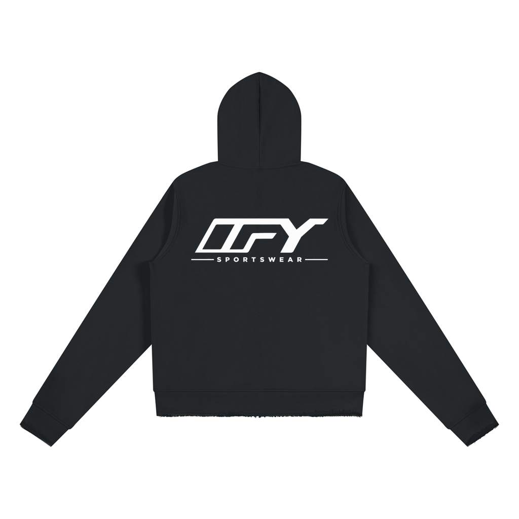 Women’s Raw Edge Full Zip Hoodie