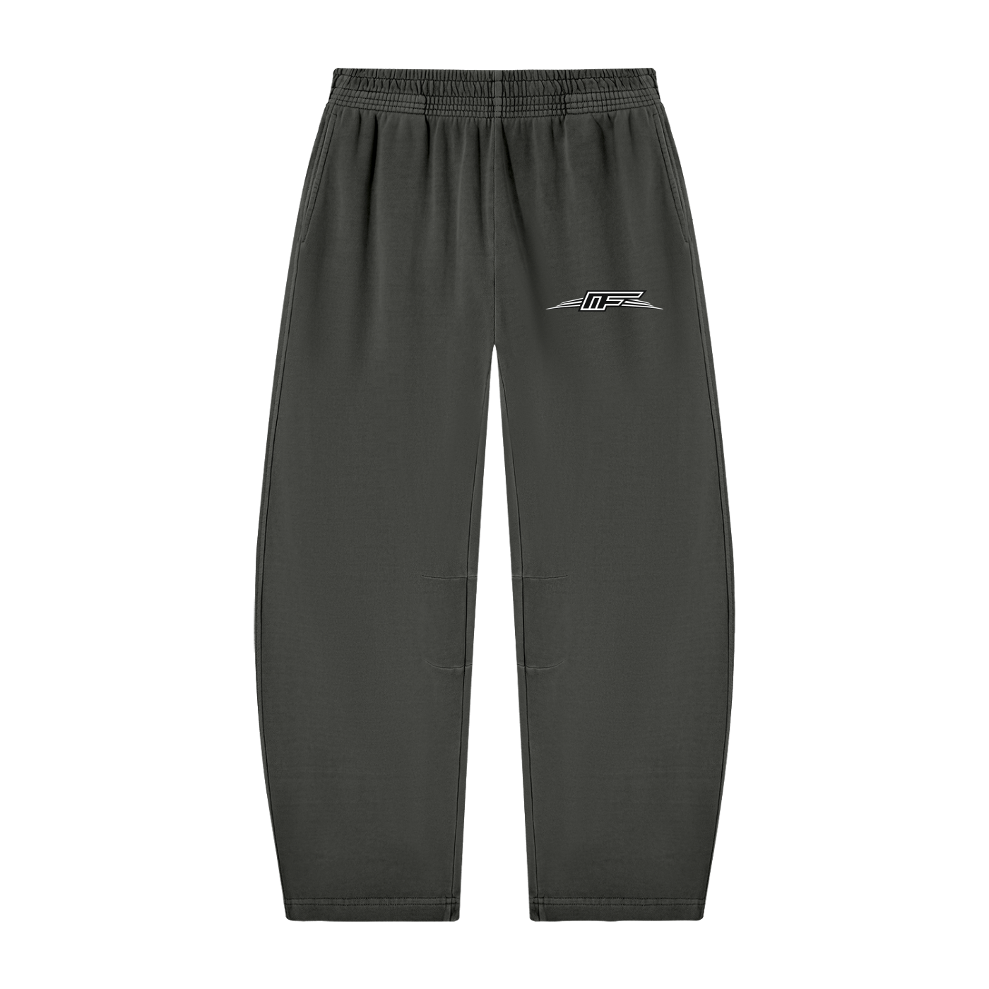 Unisex Vintage Washed Barrel Leg Sweatpants