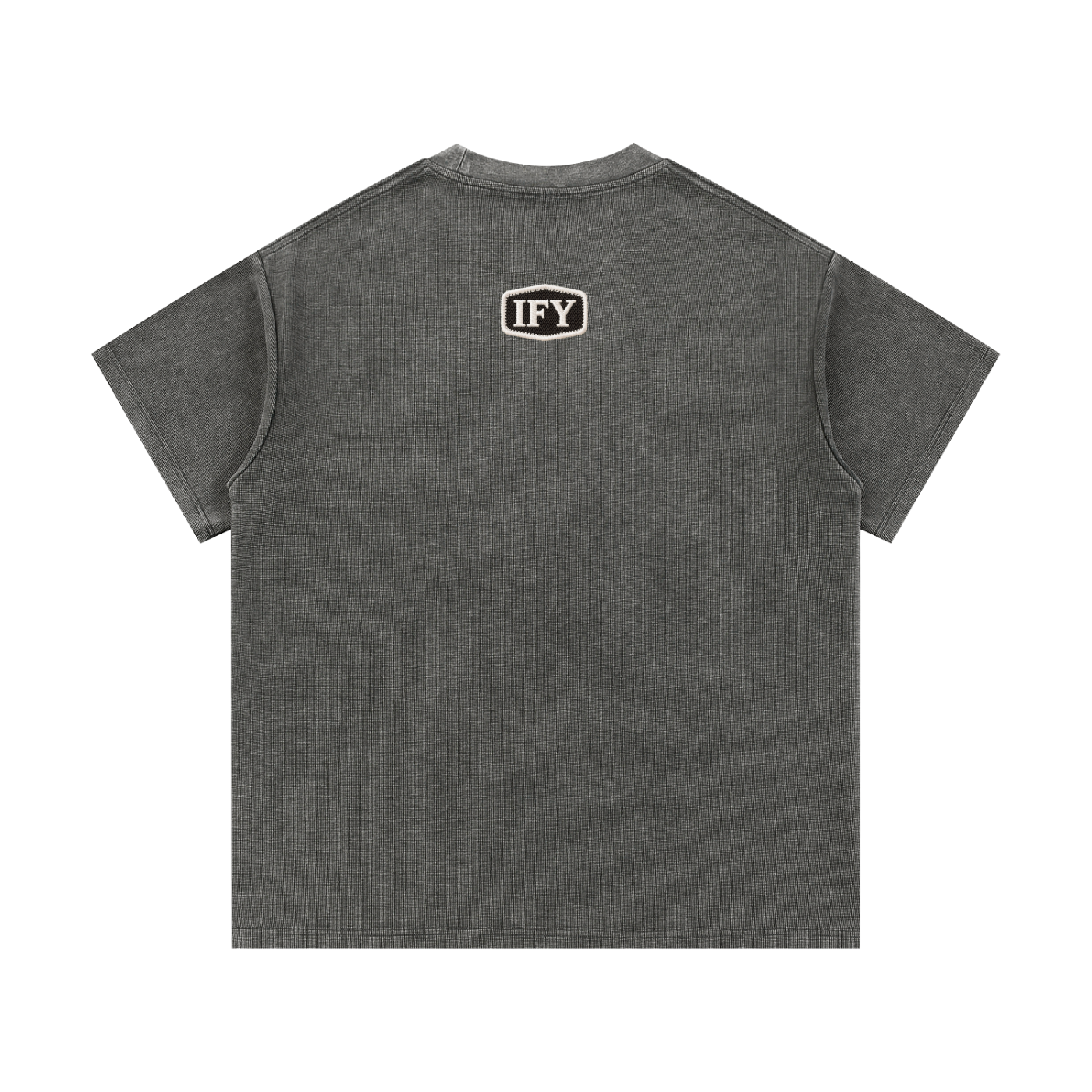 Mineral Wash Waffle Knit T-Shirt