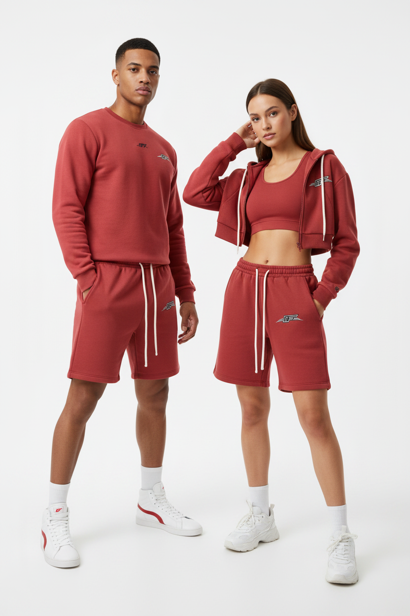 Unisex Vintage Wash Fleece Shorts