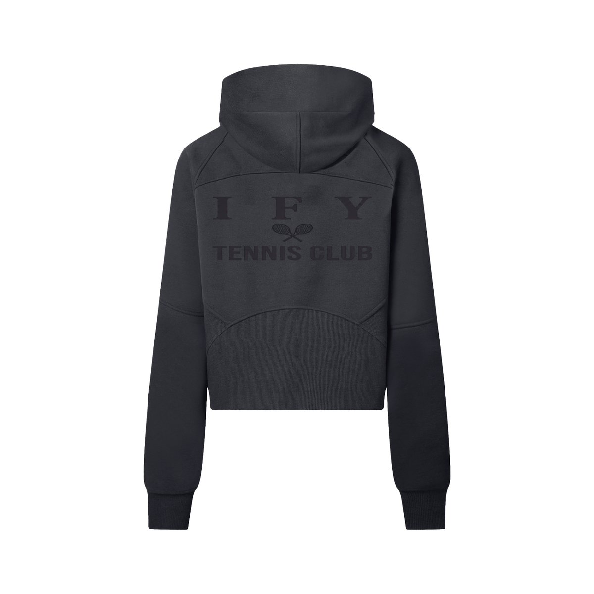 Cropped Half-Zip Hoodie
