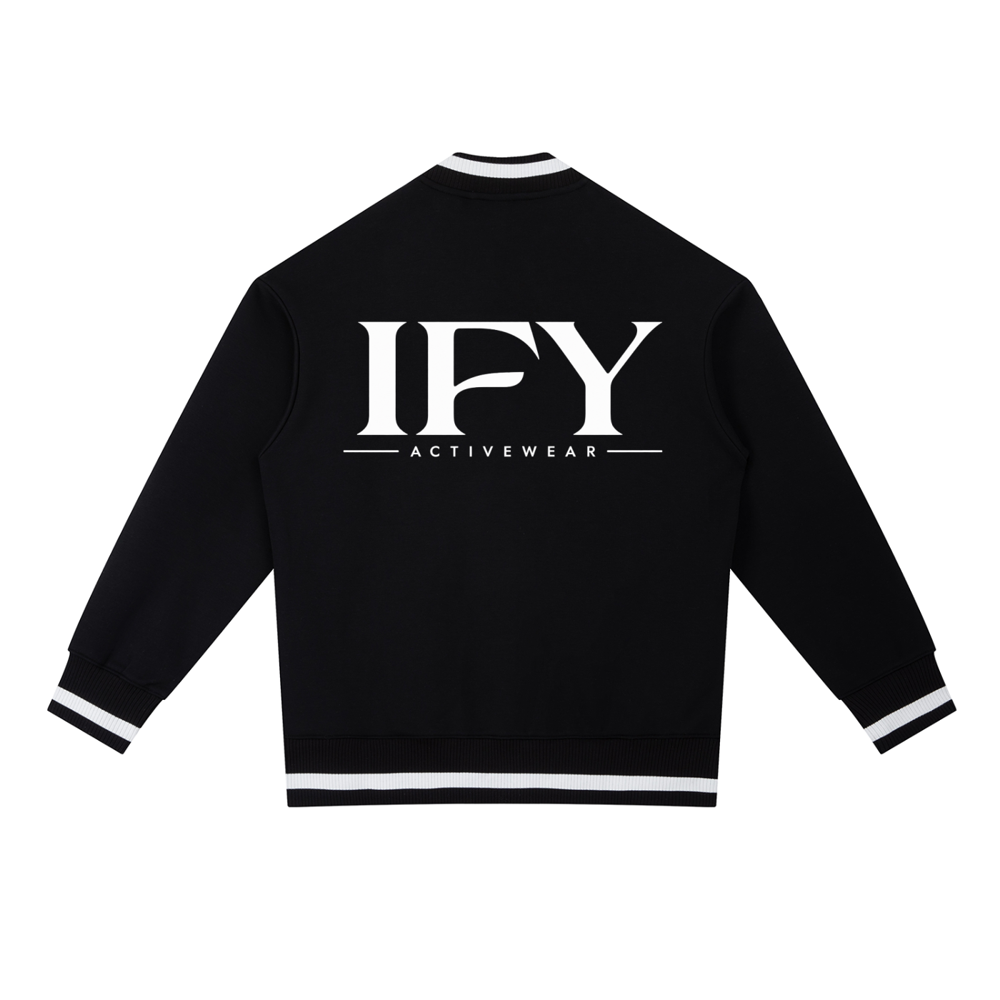 Contrast Piping Zip Bomber Jacket