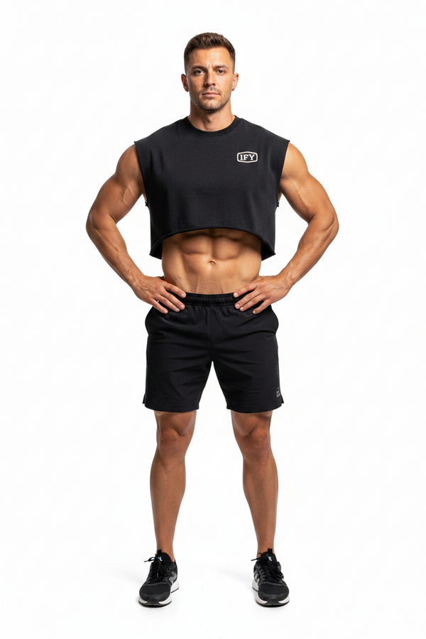 French Terry Boxy Tank Top