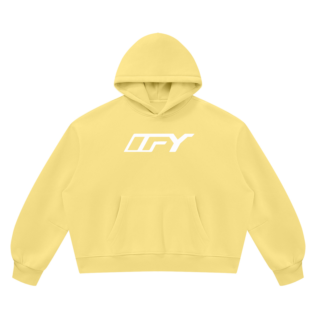 Unisex Vintage Wash Boxy Fleece Hoodie