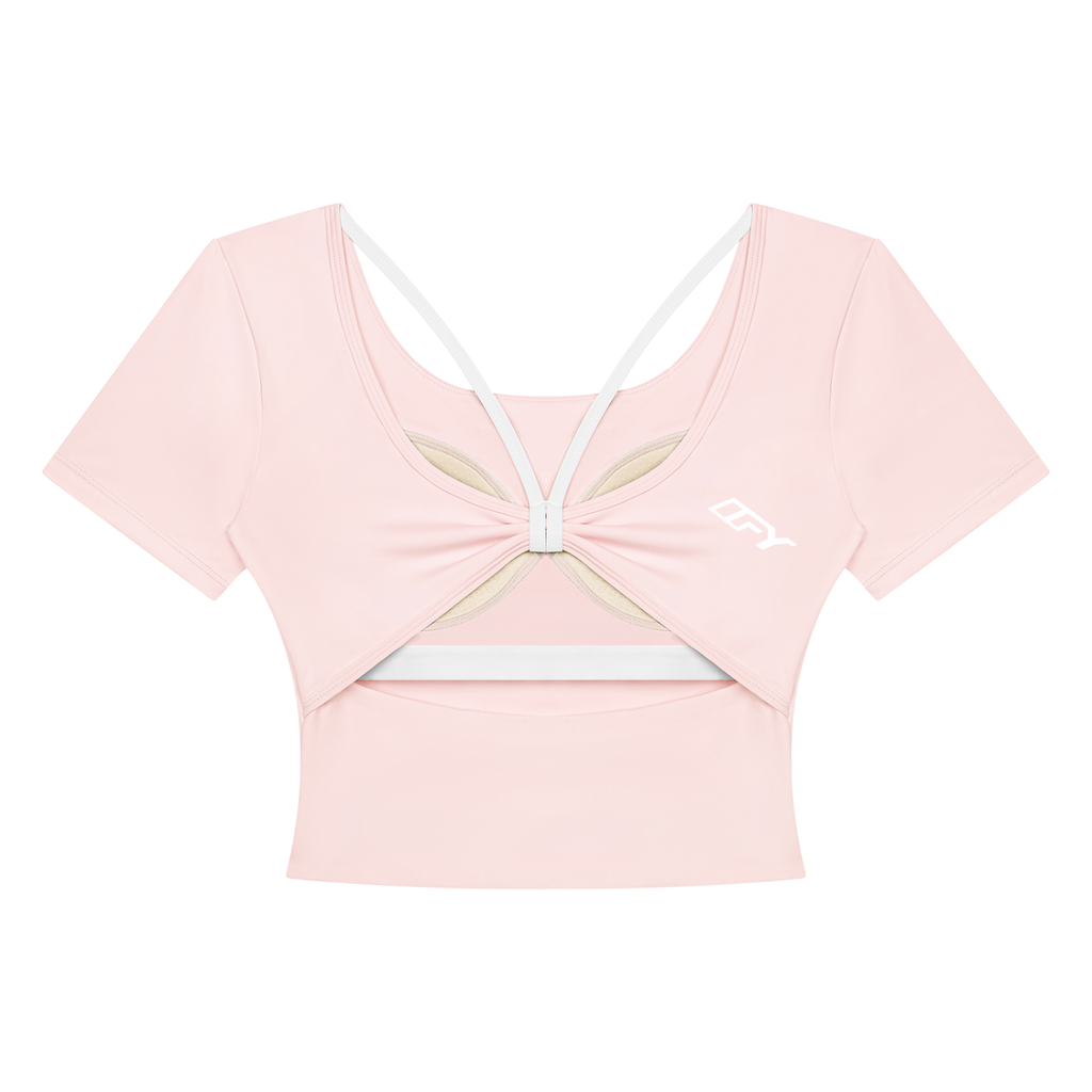 Colour Block Yoga T-Shirt