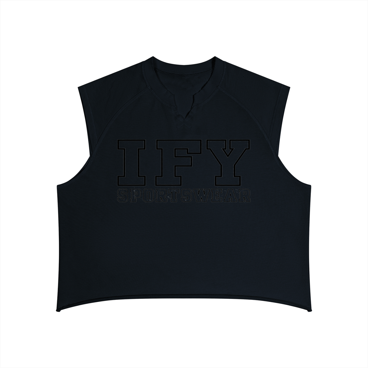 Boxy Raw Hem Tank Top