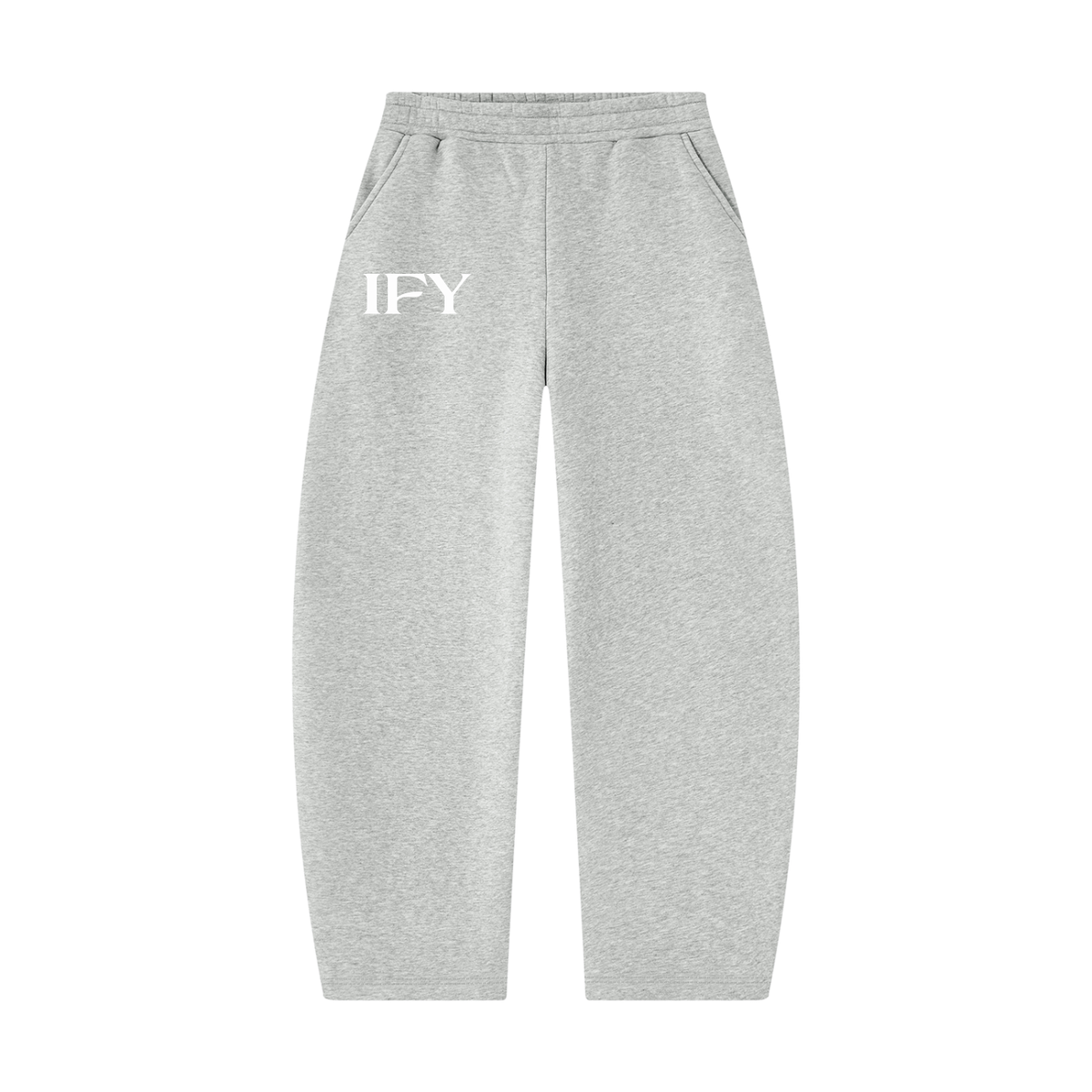 Unisex Barrel Leg Sweatpants