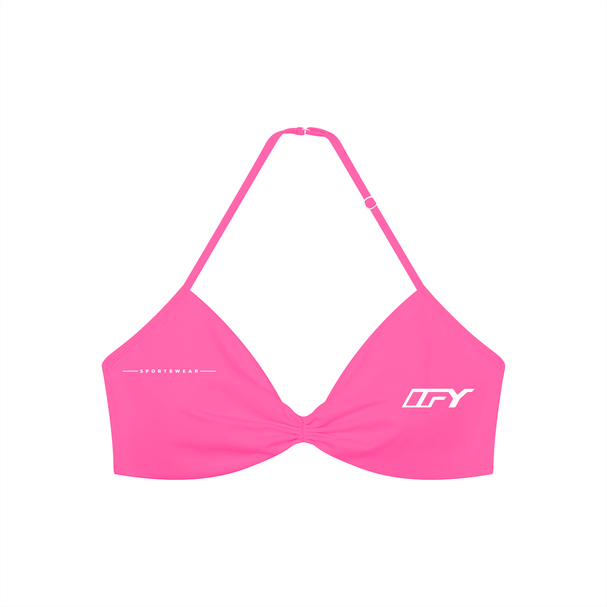 Womens Ruched Halter-Neck Sports Bra: Elevate Comfort and Style During Workouts