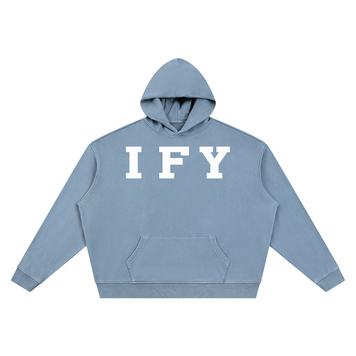 Unisex Vintage Wash Boxy Hoodie