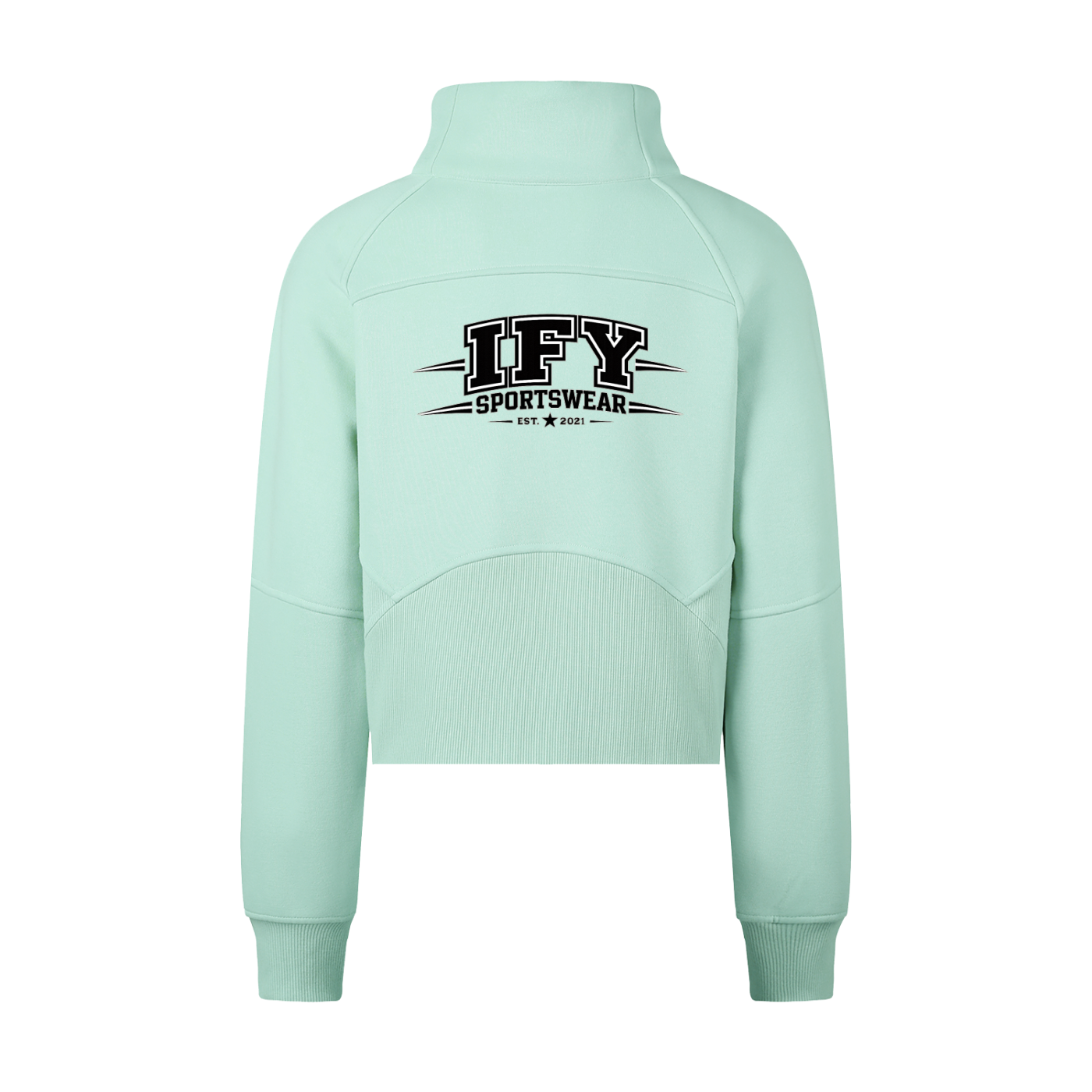 Cropped Half-Zip Sweatshirt – Your Go-To for Comfort and Style