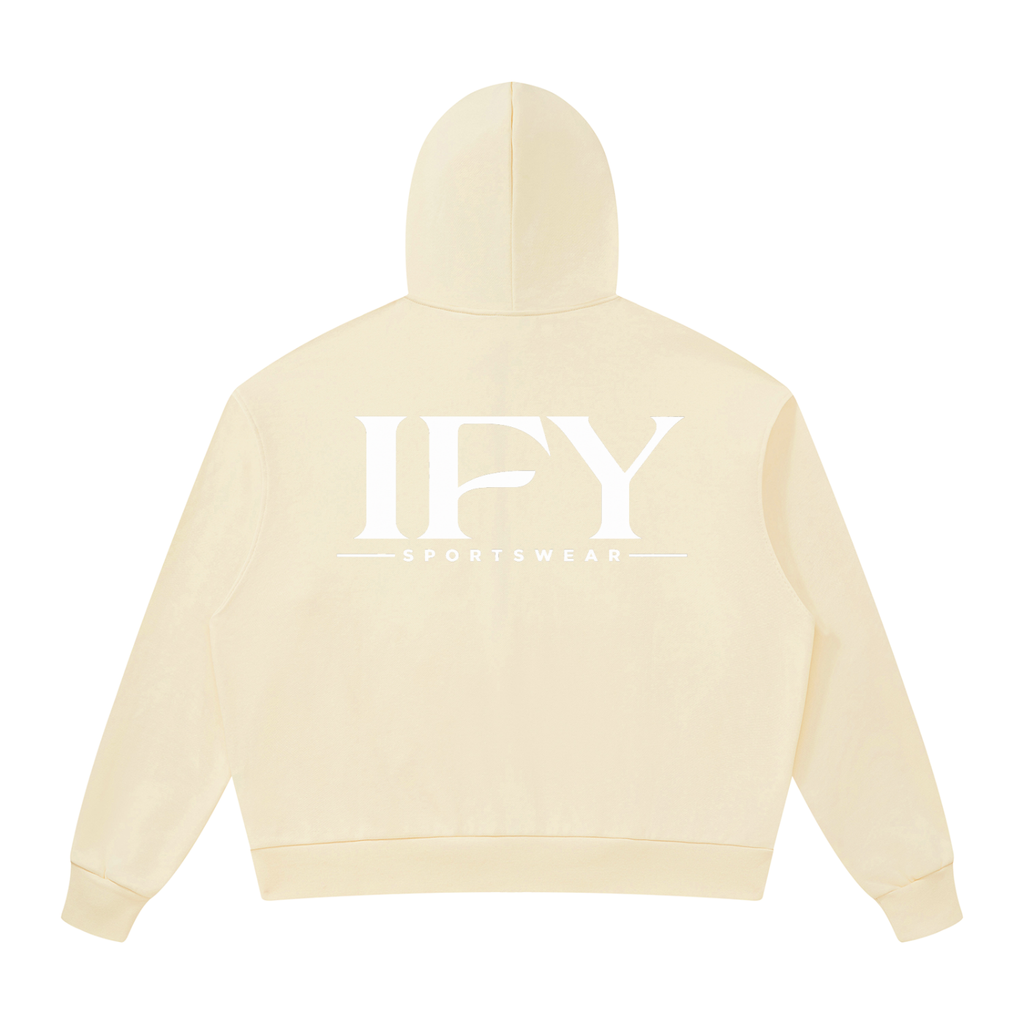 Unisex Drop Shoulder Full Zip Hoodie - Comfort Meets Style for Every Occasion