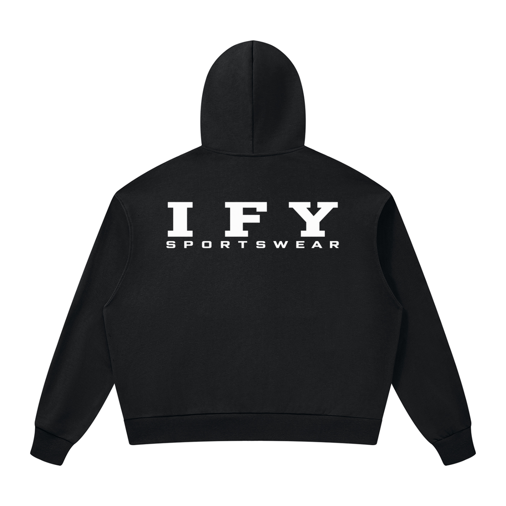 Unisex Drop Shoulder Full Zip Hoodie - Comfort Meets Style for Every Occasion