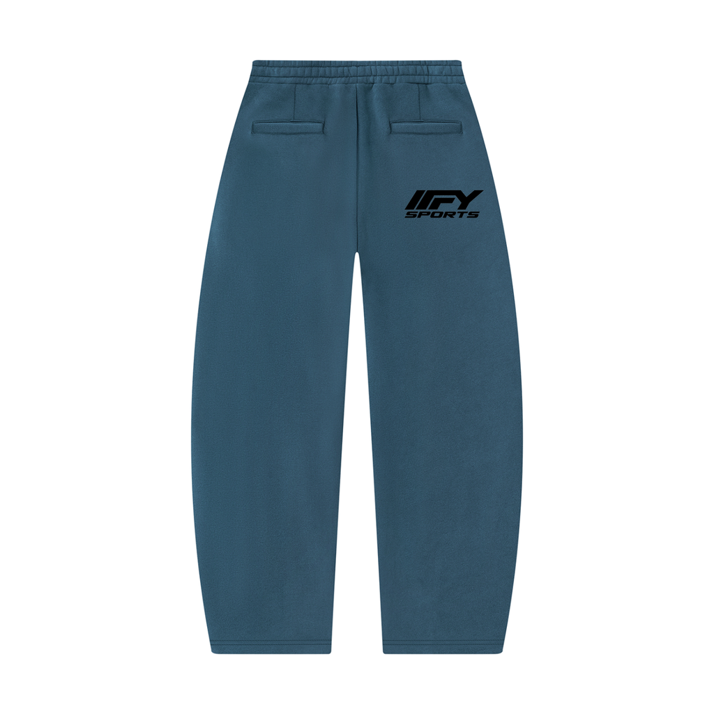 Unisex Barrel-Leg Sweatpants