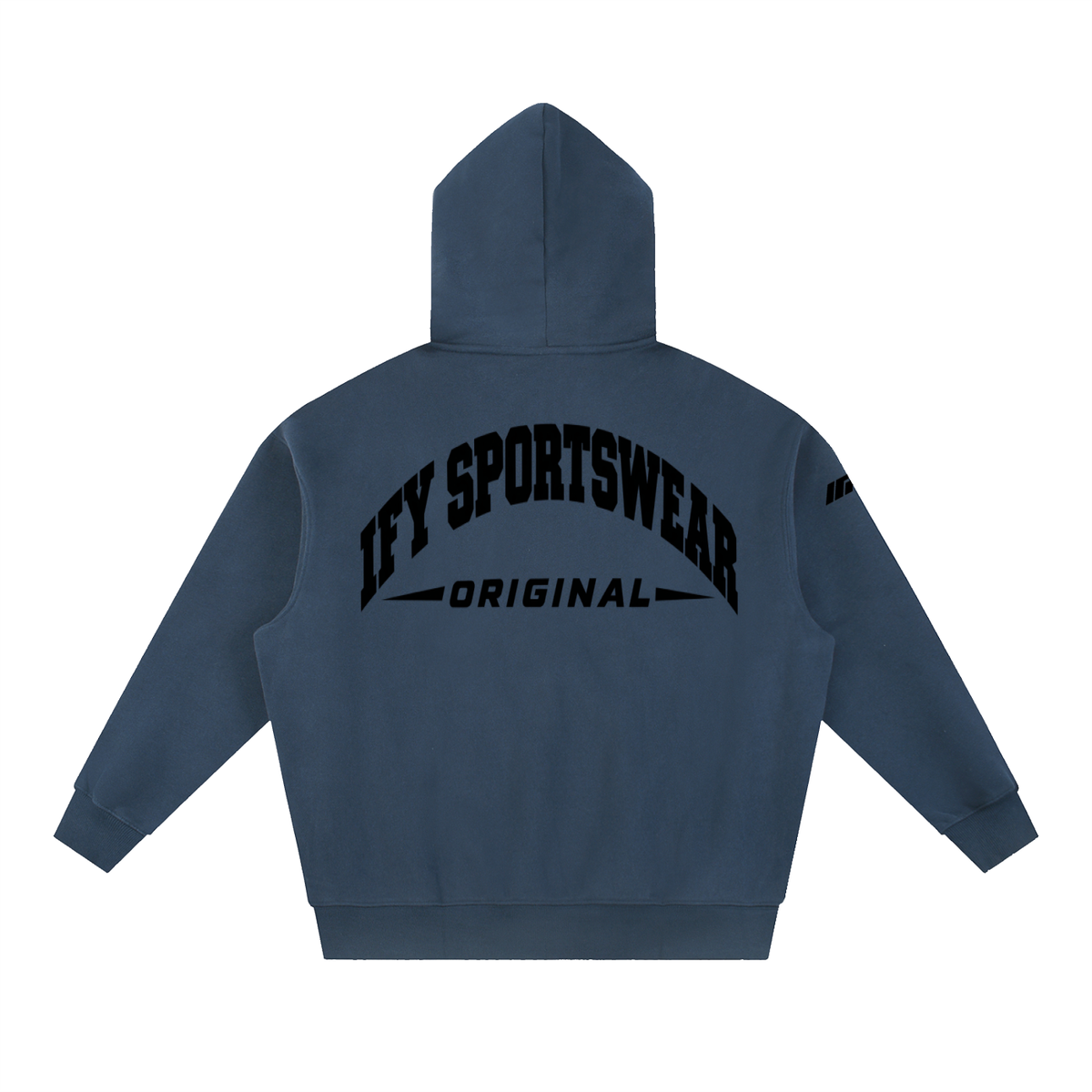 Oversized Boxy-Fit Fleece Hoodie