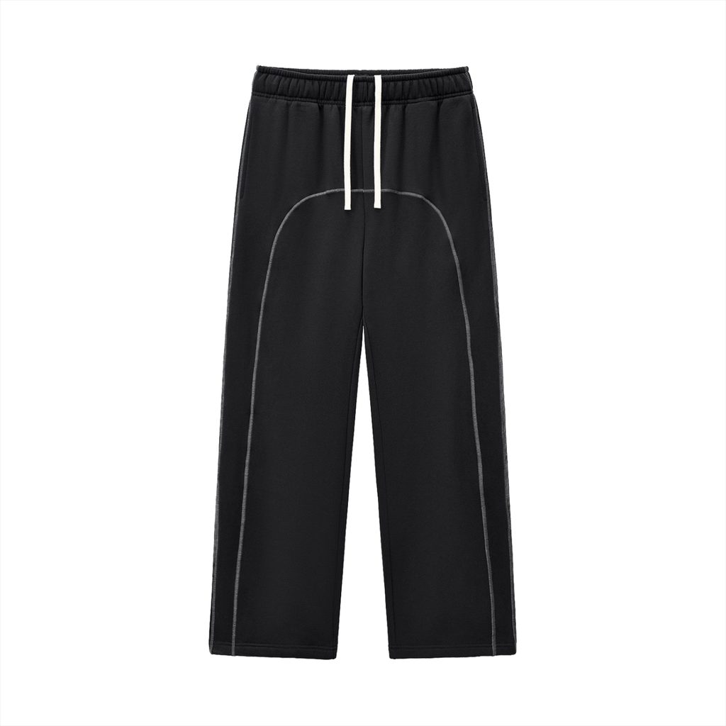 Contrast-Stitched Fleece Sweatpants - Premium Gym Joggers | BRACE