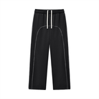 Contrast-Stitched Fleece Sweatpants - Premium Gym Joggers | BRACE