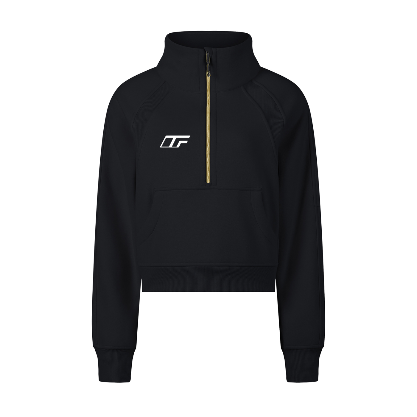 Cropped Half-Zip Sweatshirt – Your Go-To for Comfort and Style