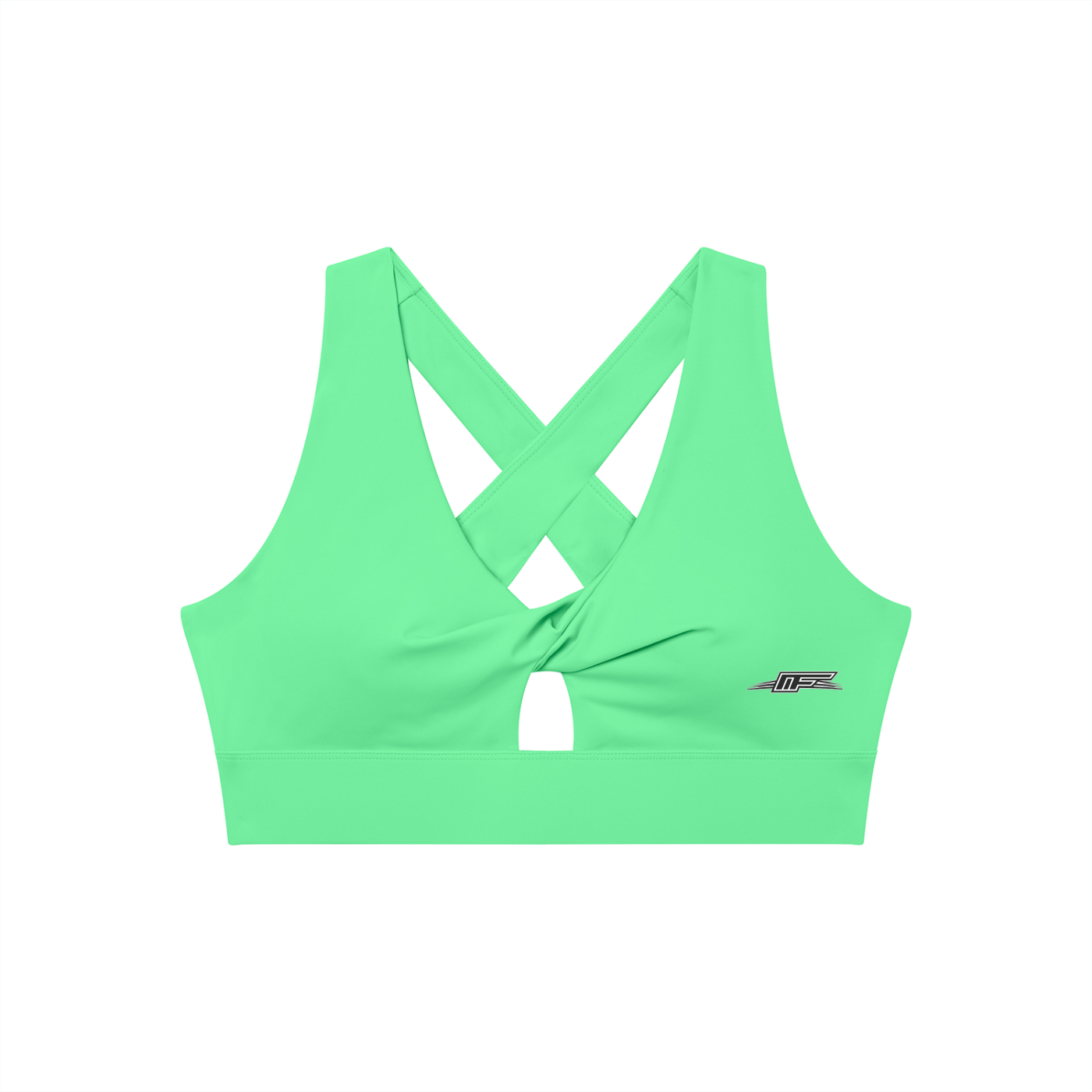 Elevate Your Workout with Our Women's Twist Front Sports Bra