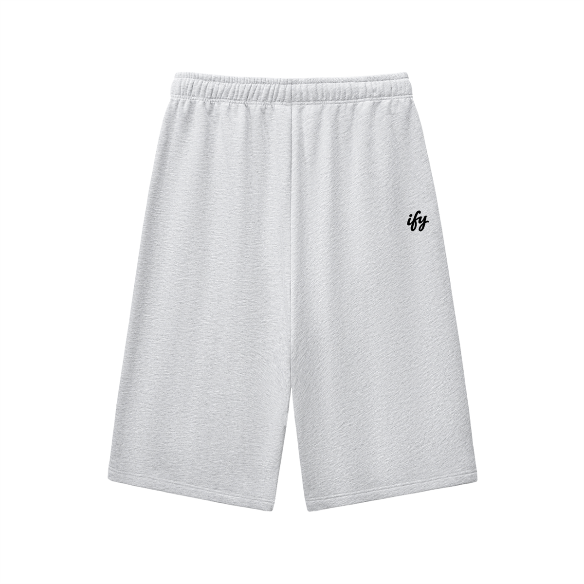Relaxed Drawstring Three-Quarter Sweatpants