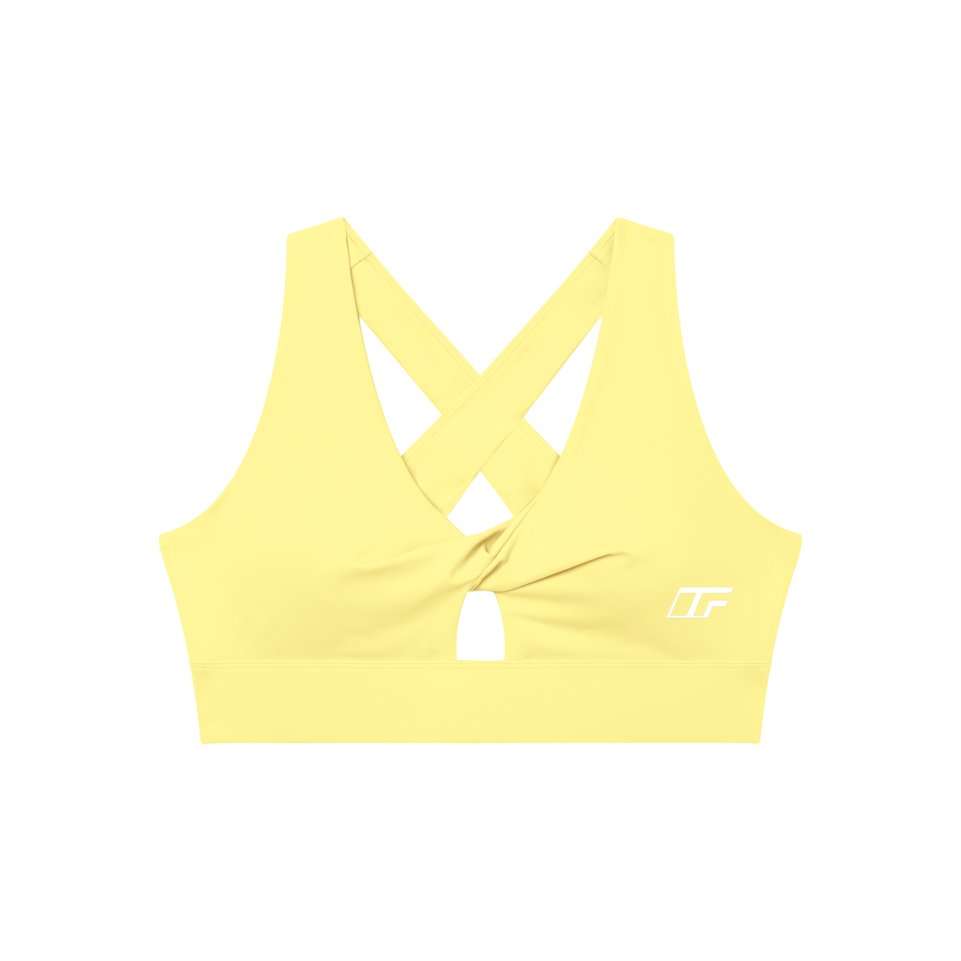 Elevate Your Workout with Our Women's Twist Front Sports Bra