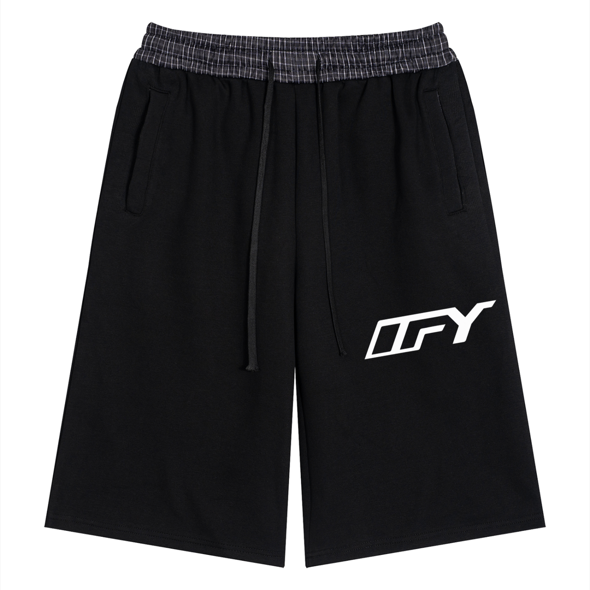Unisex Plaid Waistband Shorts - Perfect Combination of Style and Comfort