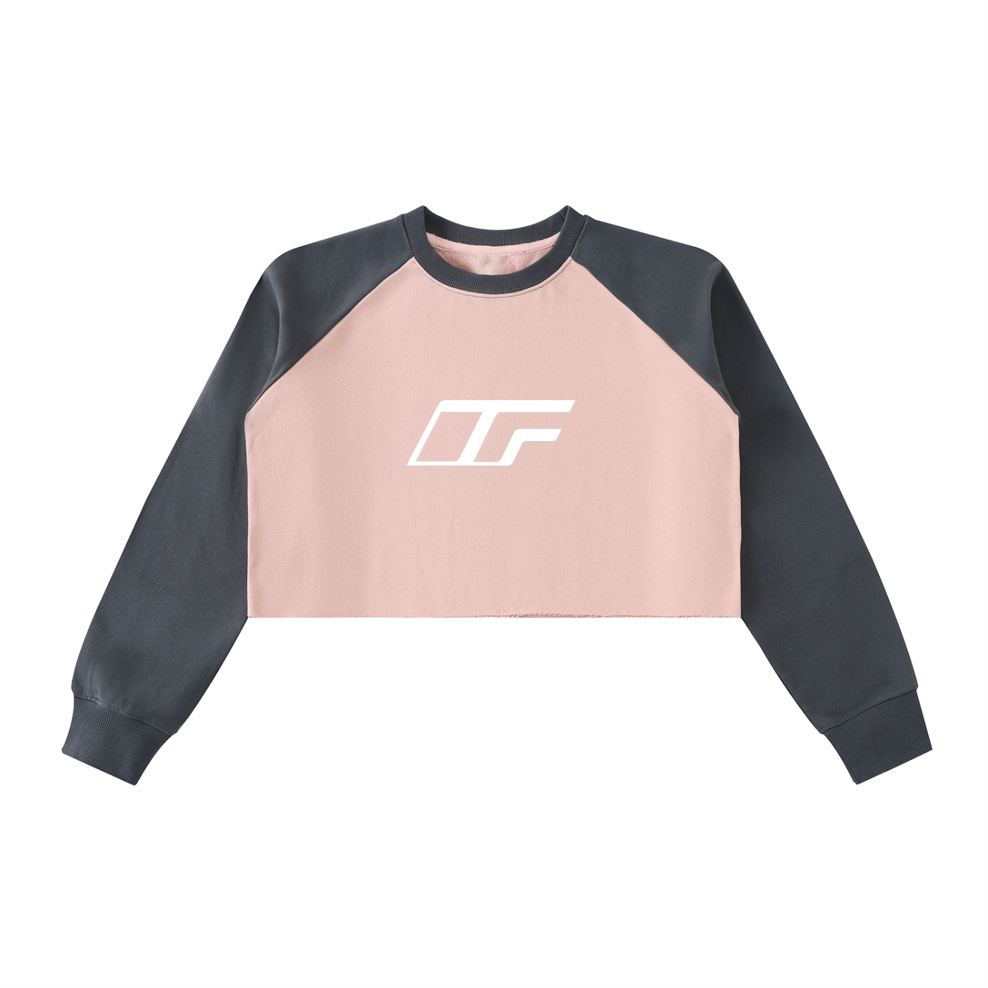 Elevate Your Style with Our Color-Block Crop Sweatshirt