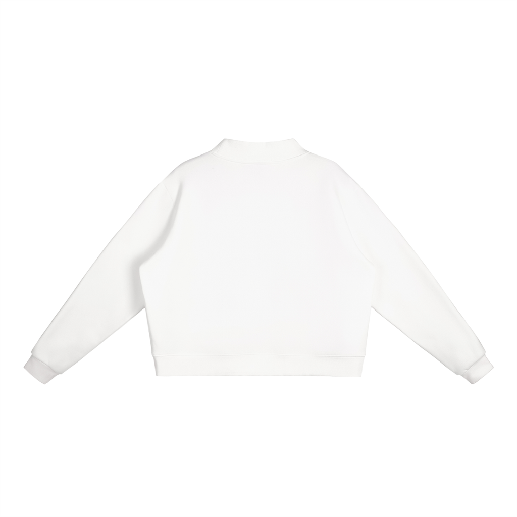 Women's Fleece Mock-Neck Sweatshirt: Cozy Comfort for Every Occasion