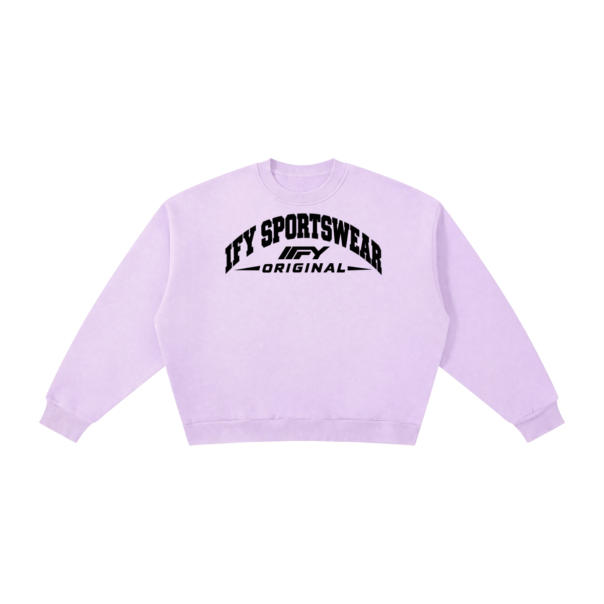 Boxy Fleece Crew-Neck Sweatshirt