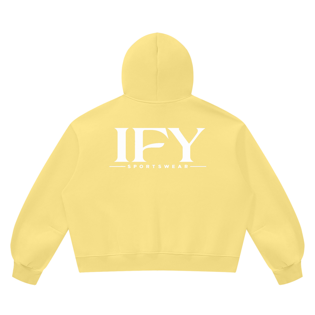 Unisex Vintage Wash Boxy Fleece Hoodie