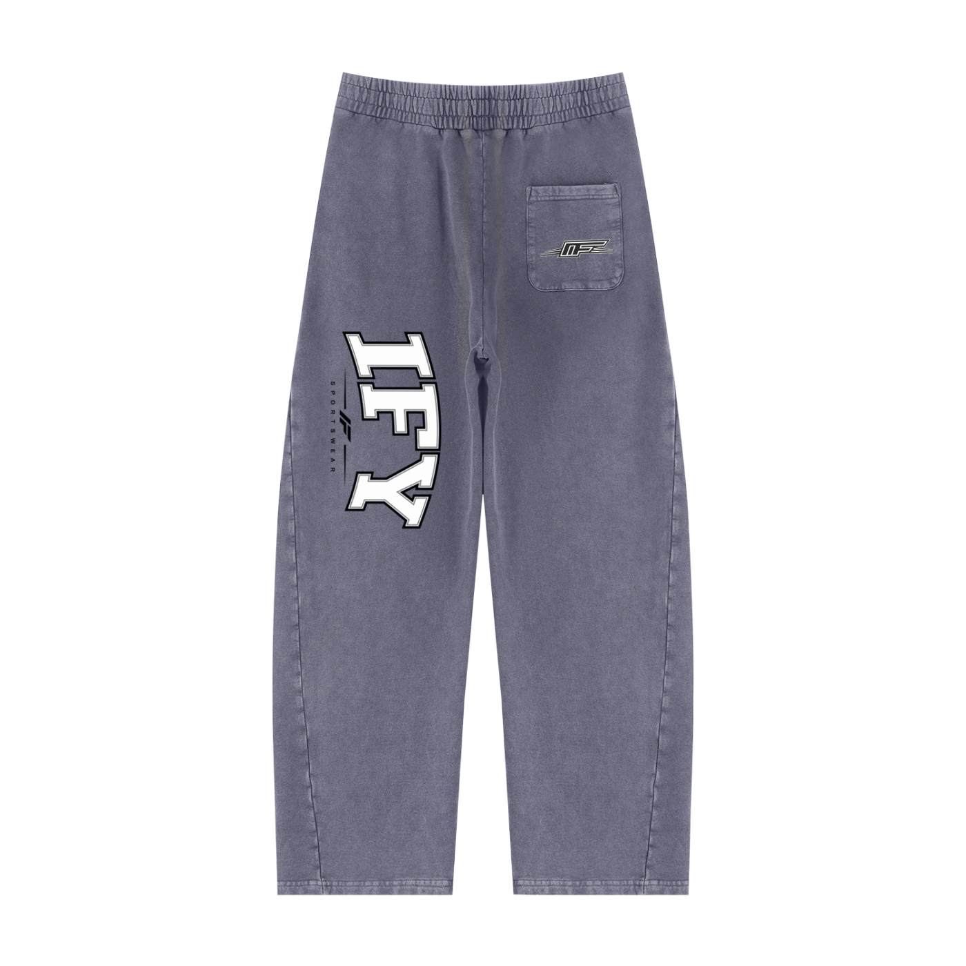 Unisex Mineral Wash Barrel Sweatpants
